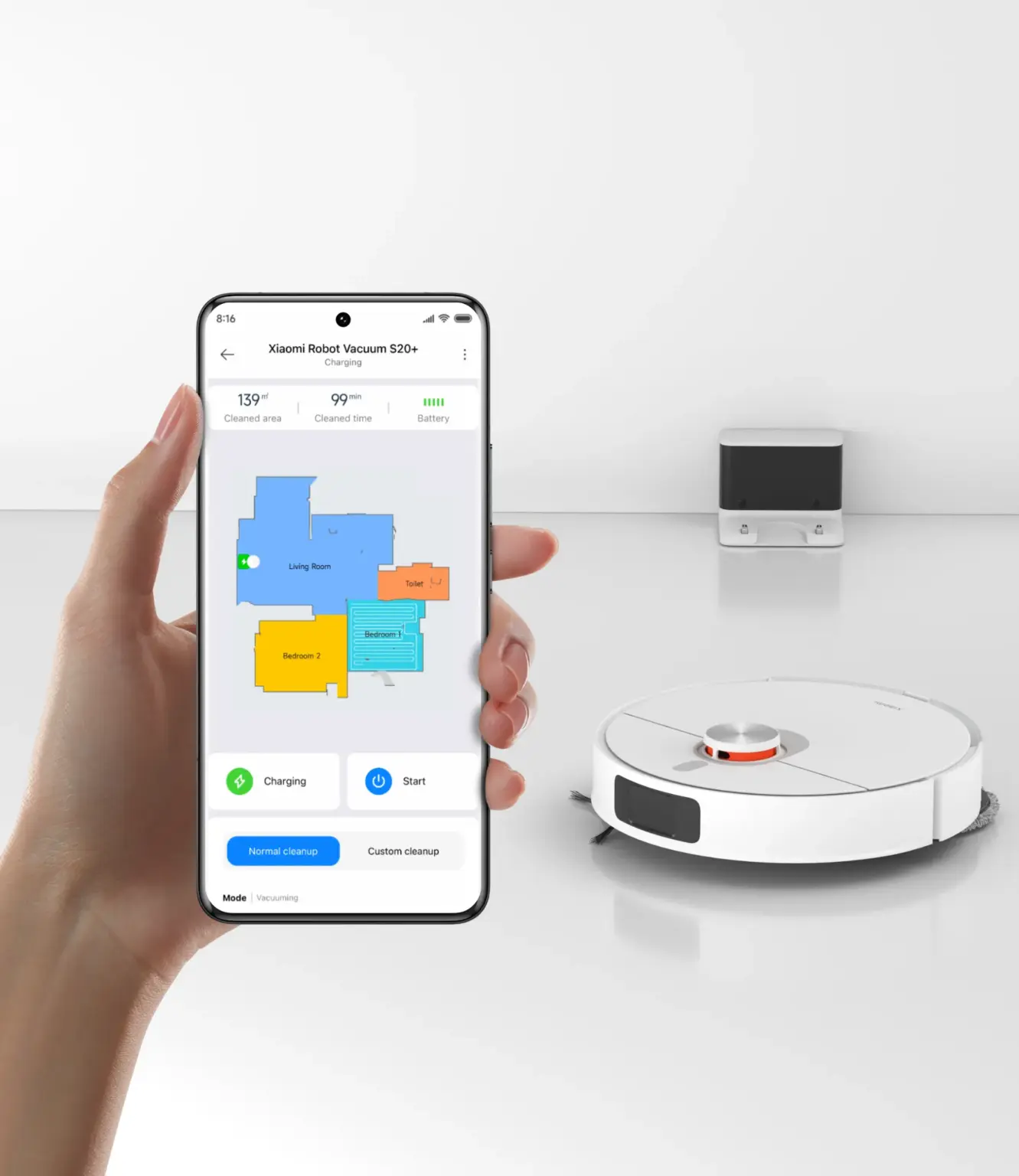 مكنسة Xiaomi Robot Vacuum S20 +