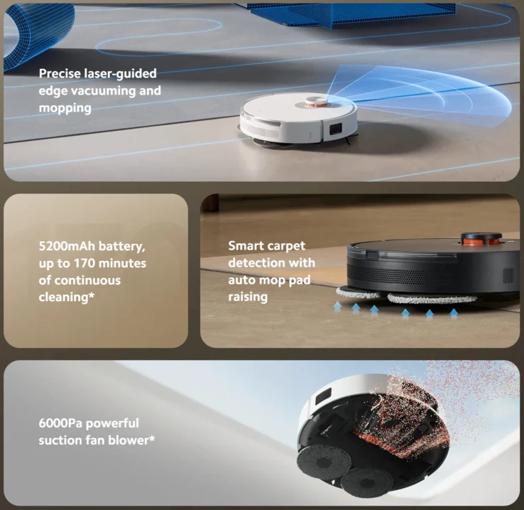 مكنسة Xiaomi Robot Vacuum S20 +