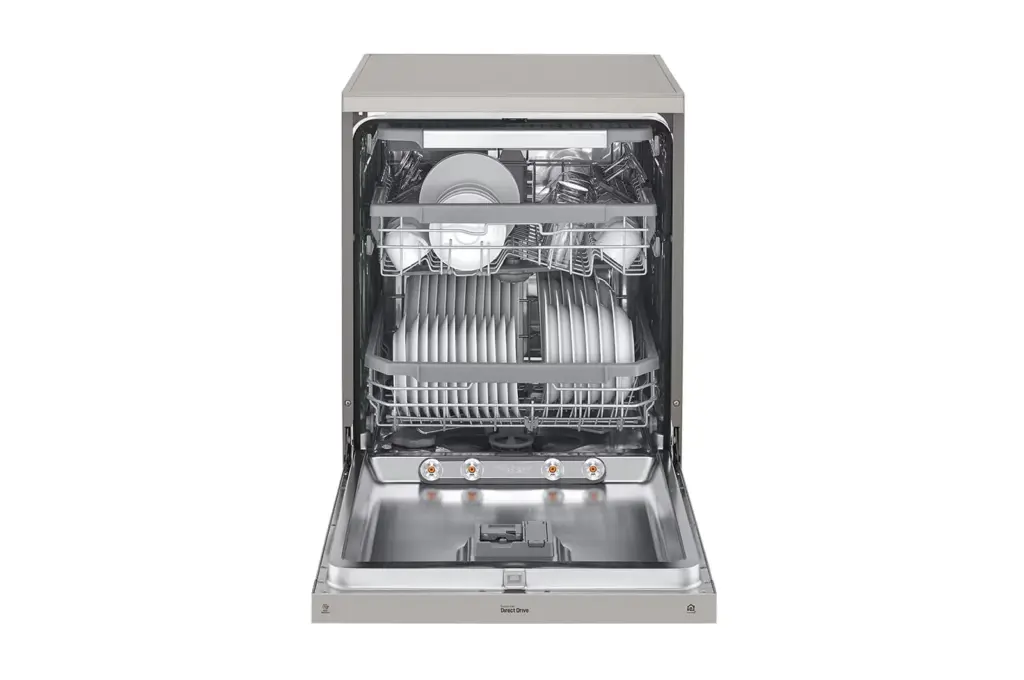 جلاية إل جي بالبخار QuadWash™ سعة 14 مكانًا  DFB425FP