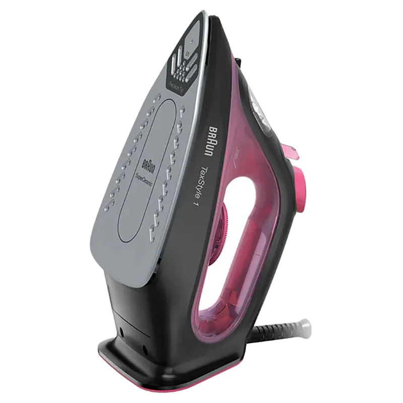 مكواة بخار براون 2000W أسود Braun TextStyle 1 Steam Iron SI 1070
