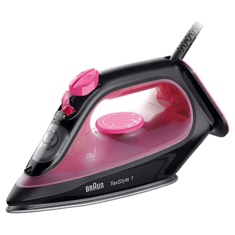 مكواة بخار براون 2000W أسود Braun TextStyle 1 Steam Iron SI 1070