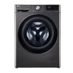 غسالة ال جي سعة 8 كجم، 14 برنامج، محرك الدفع المباشر AI، أسود.