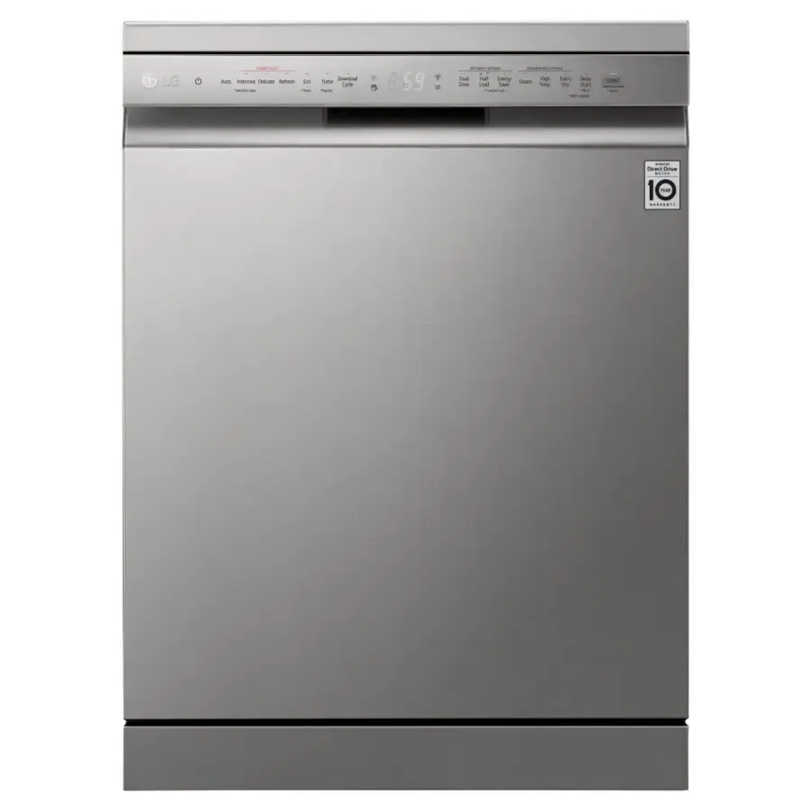 جلاية إل جي بالبخار QuadWash™ سعة 14 مكانًا  DFB425FP