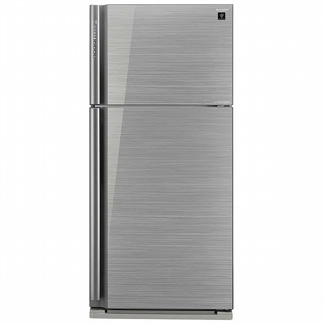 ثلاجة شارب 642 لتر زجاج سلفر SJ-GPR75D-SL