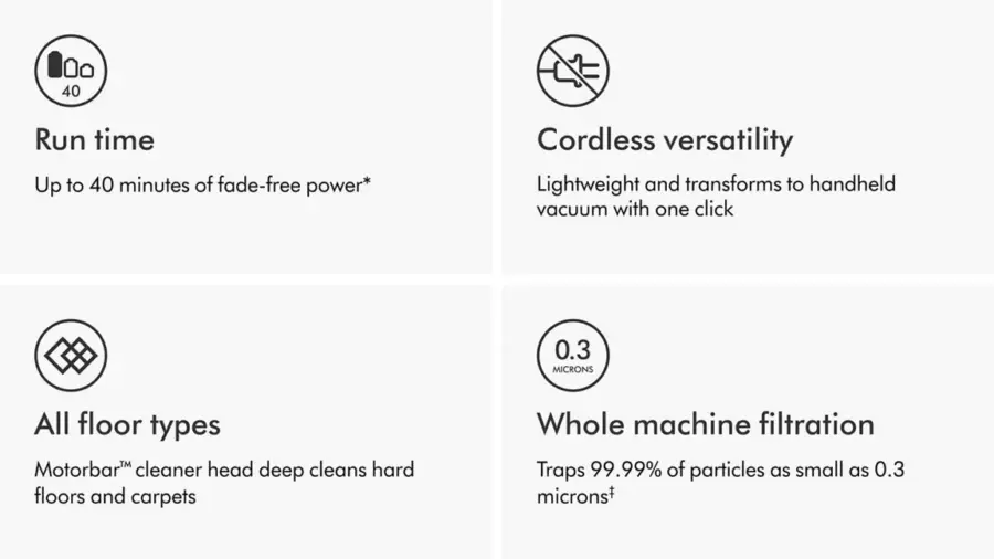 مكنسة دايسون Dyson V8™ Advanced vacuum
