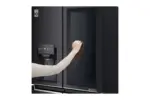 ثلاجة أل جي انستافيو ،  أربع أبواب، باب داخل الباب®، لون أسود قاتم، ، تقنية ™+Hygiene FRESH، تقنية ™ThinQ
