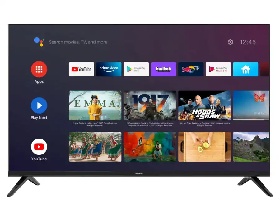 تلفزيون كونكا 75 بوصة 4K نظام جووجل