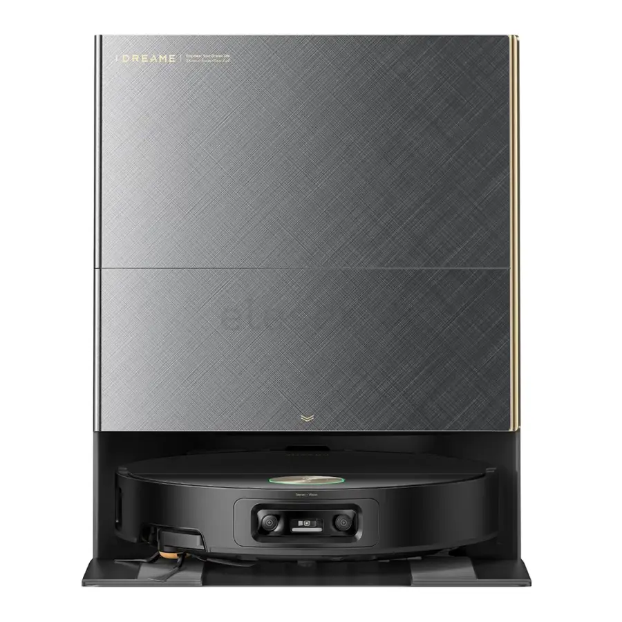 المكنسة الكهربائية الروبوتية Dreame X60 Ultra Complete - لون أسود