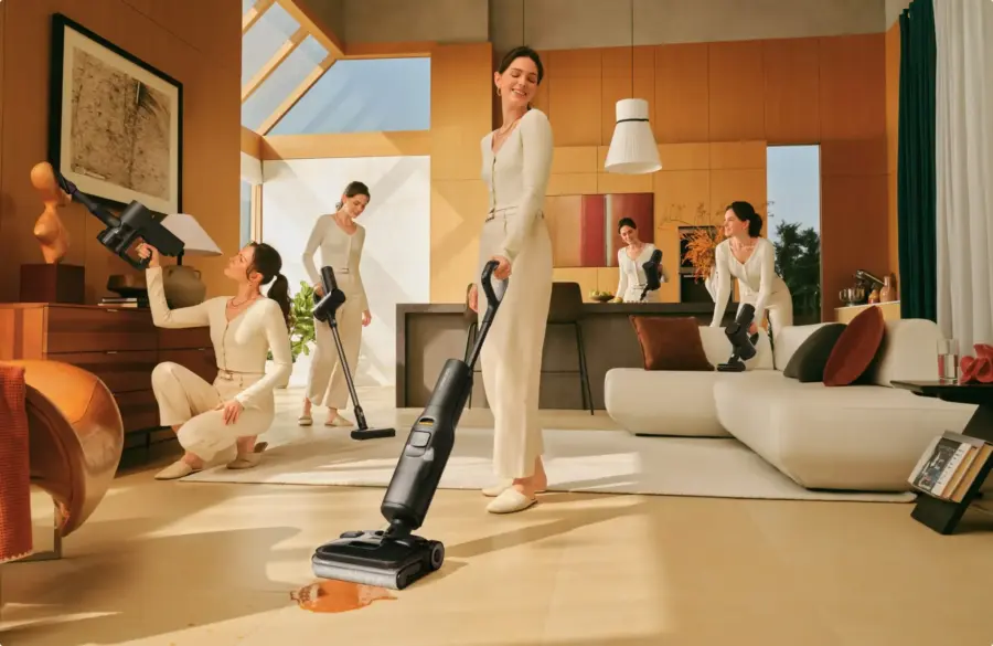 Roborock F25 Combo  مكنسة كهربائية رطبة  + مكنسة جافة / 5‑في‑1 (شفط + مسح + تشطيف)