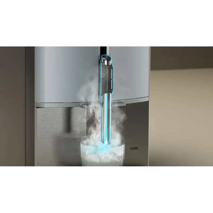 سيمنز ماكنة قهوة اسبريسو EQ 300 مضخة 15 بار، أسود