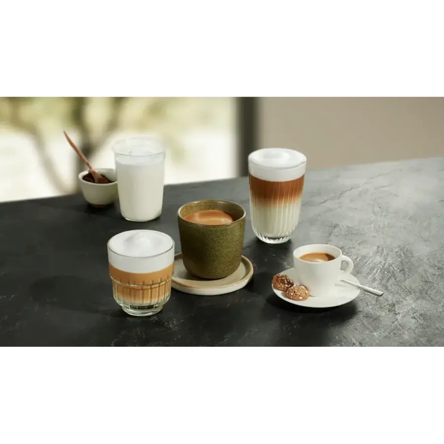 سيمنز ماكنة قهوة اسبريسو EQ 300 مضخة 15 بار، أسود