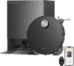 المكنسة الكهربائية الروبوتية Dreame X60 Ultra Complete - لون أسود