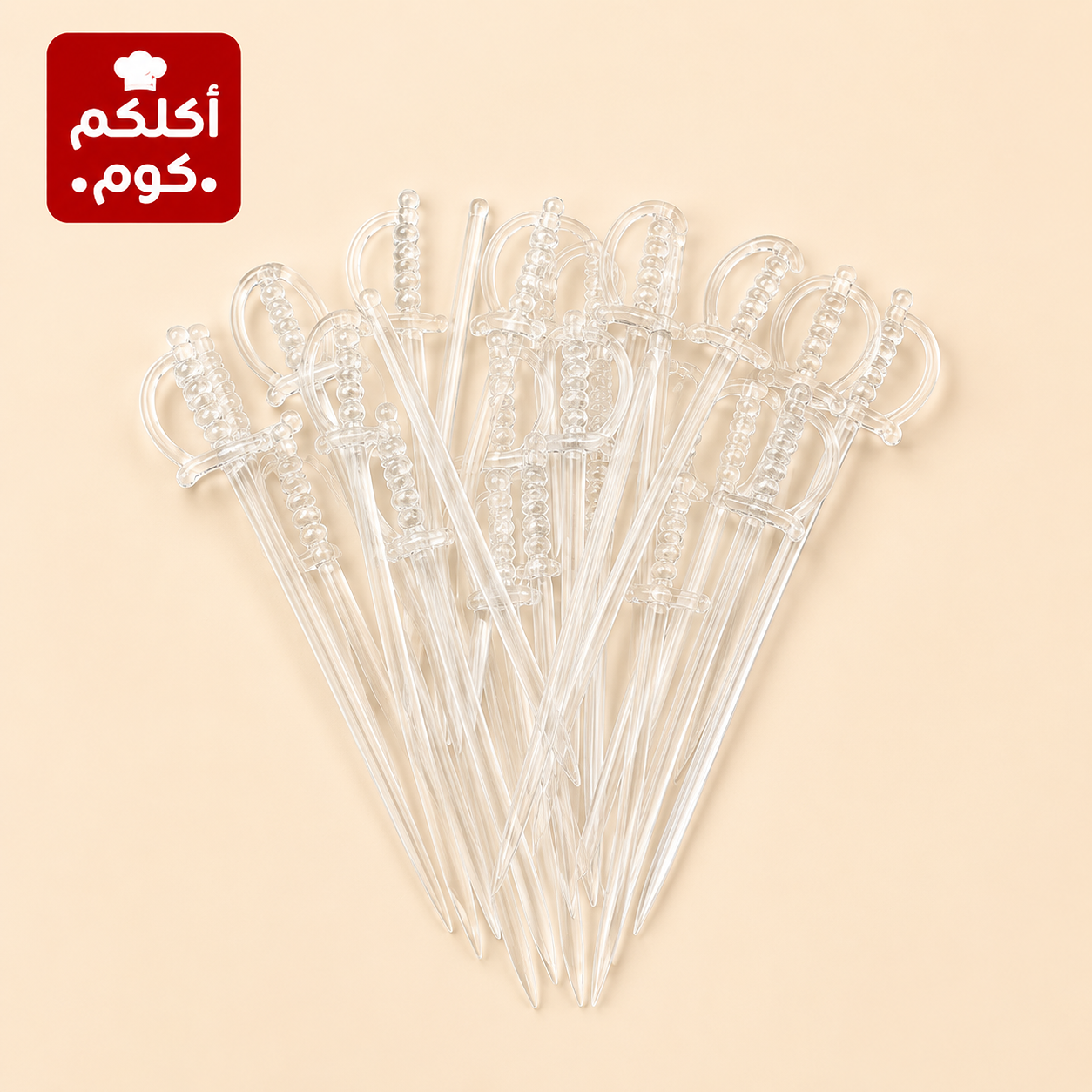 اعواد بلاستيكية لتزيين الحلويات