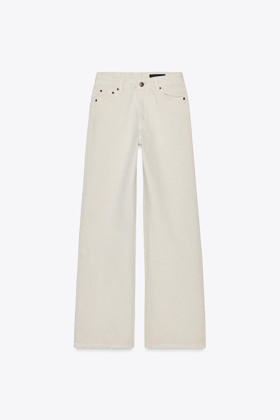 ZW COLLECTION WIDE-LEG MID-RISE JEANS