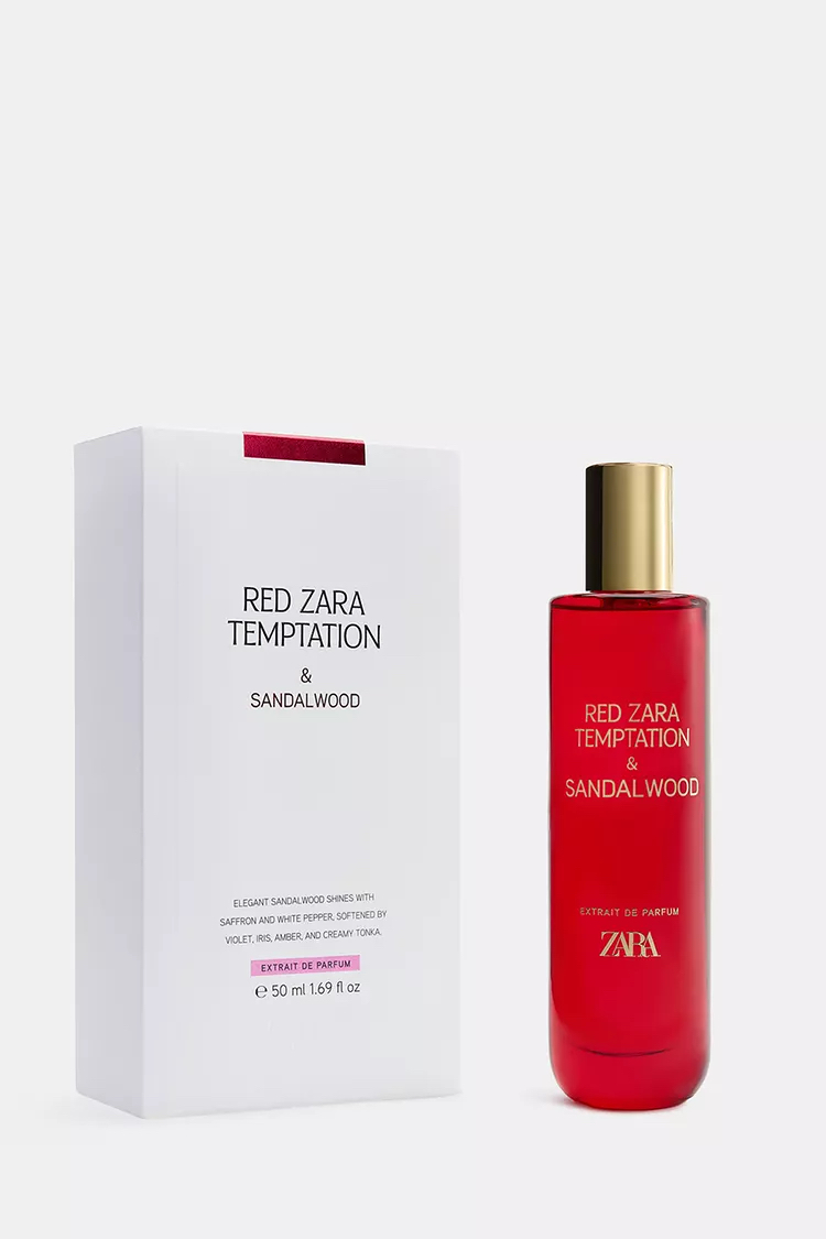 RED ZARA TEMPTATION SANDALWOOD EXTRAIT DE PARFUM 50ML (1.7 FL. OZ).