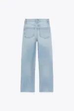 TRF HIGH-WAIST CROPPED FLARE JEANS