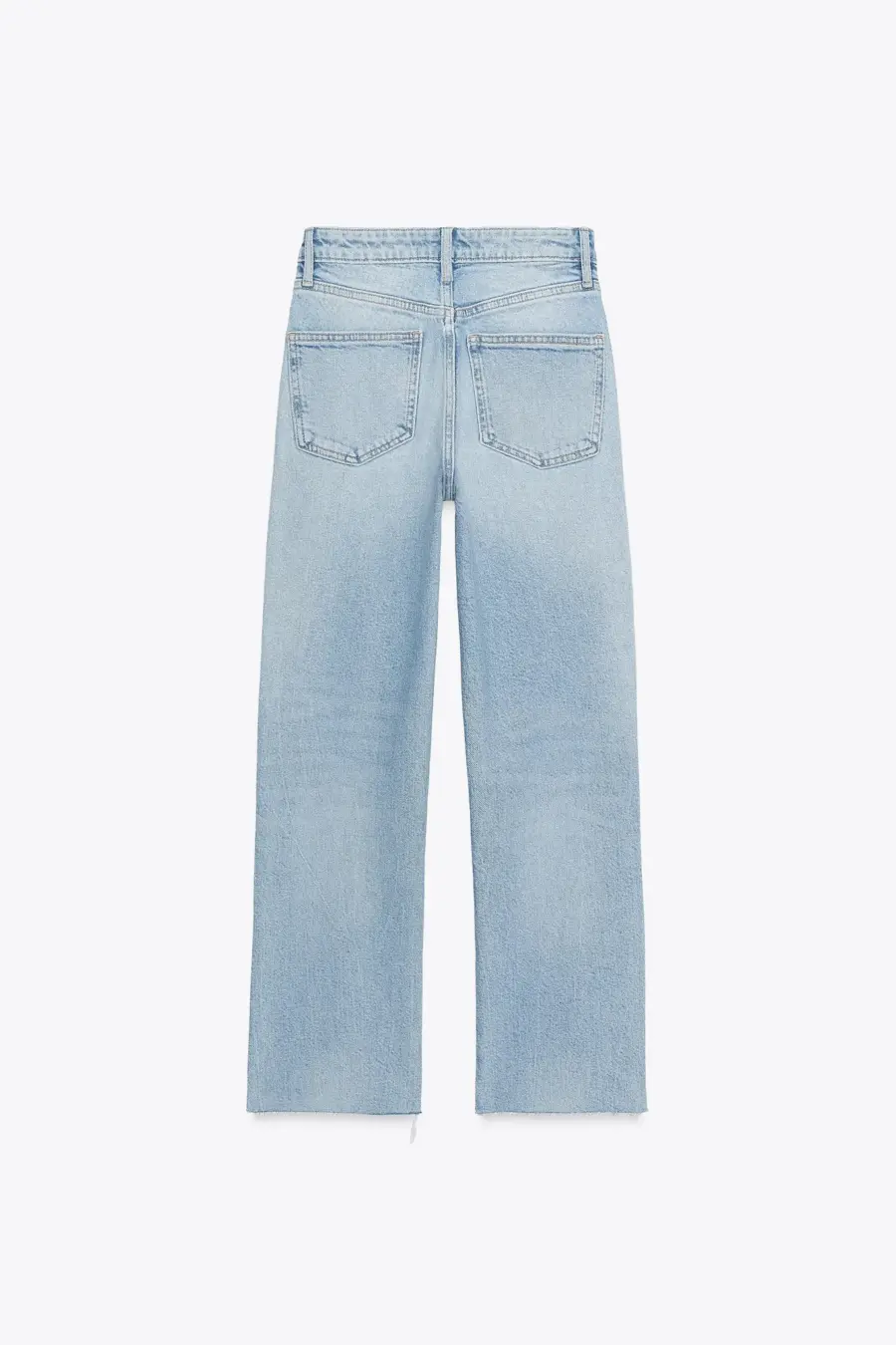 TRF HIGH-WAIST CROPPED FLARE JEANS