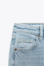 TRF HIGH-WAIST CROPPED FLARE JEANS