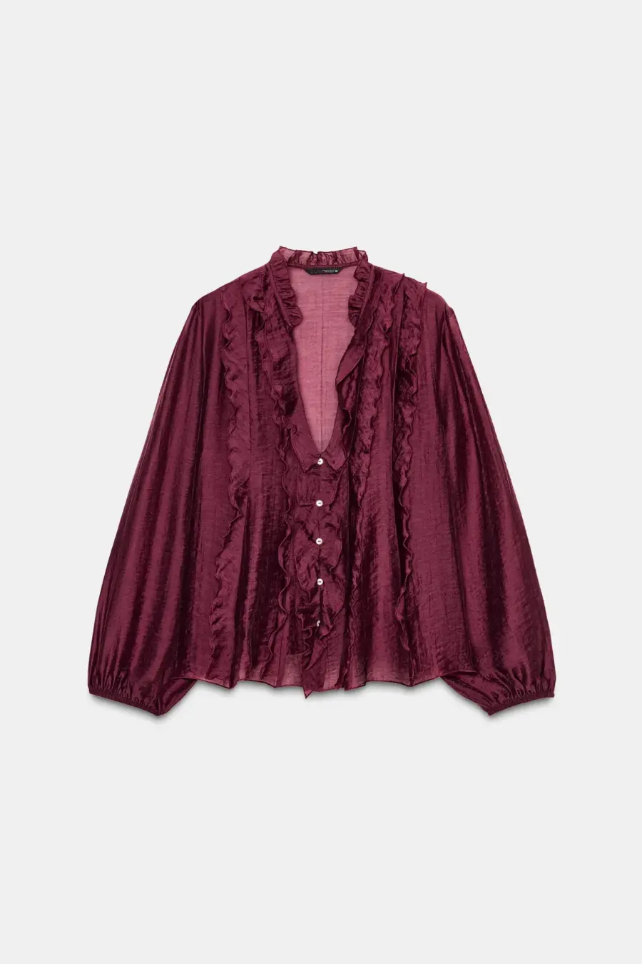 RUFFLED BLOUSE