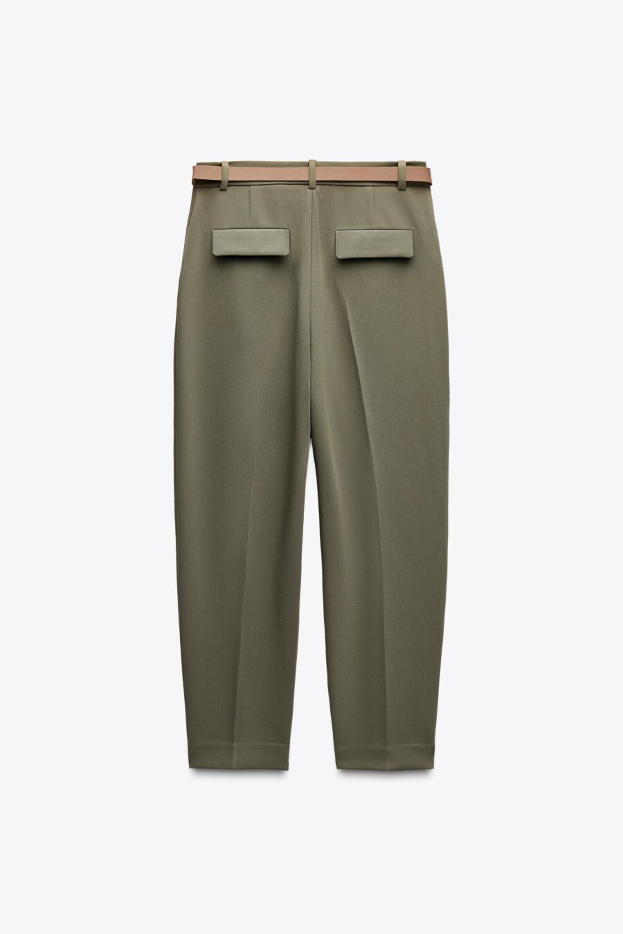 DARTED TROUSERS WITH BELT