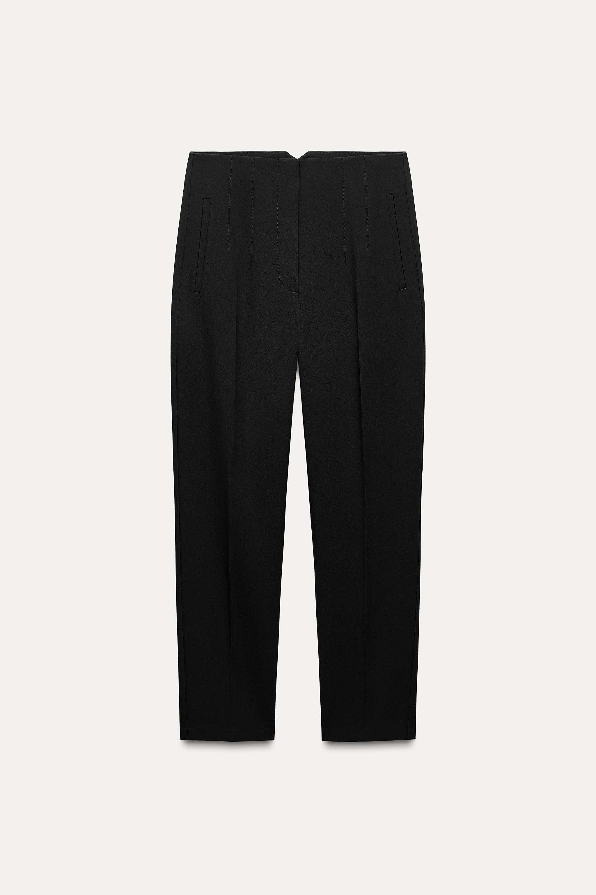 HIGH-WAIST TROUSERS