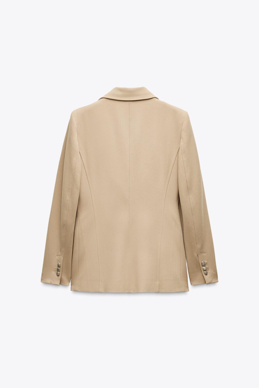 FITTED BLAZER WITH SHOULDER PADS