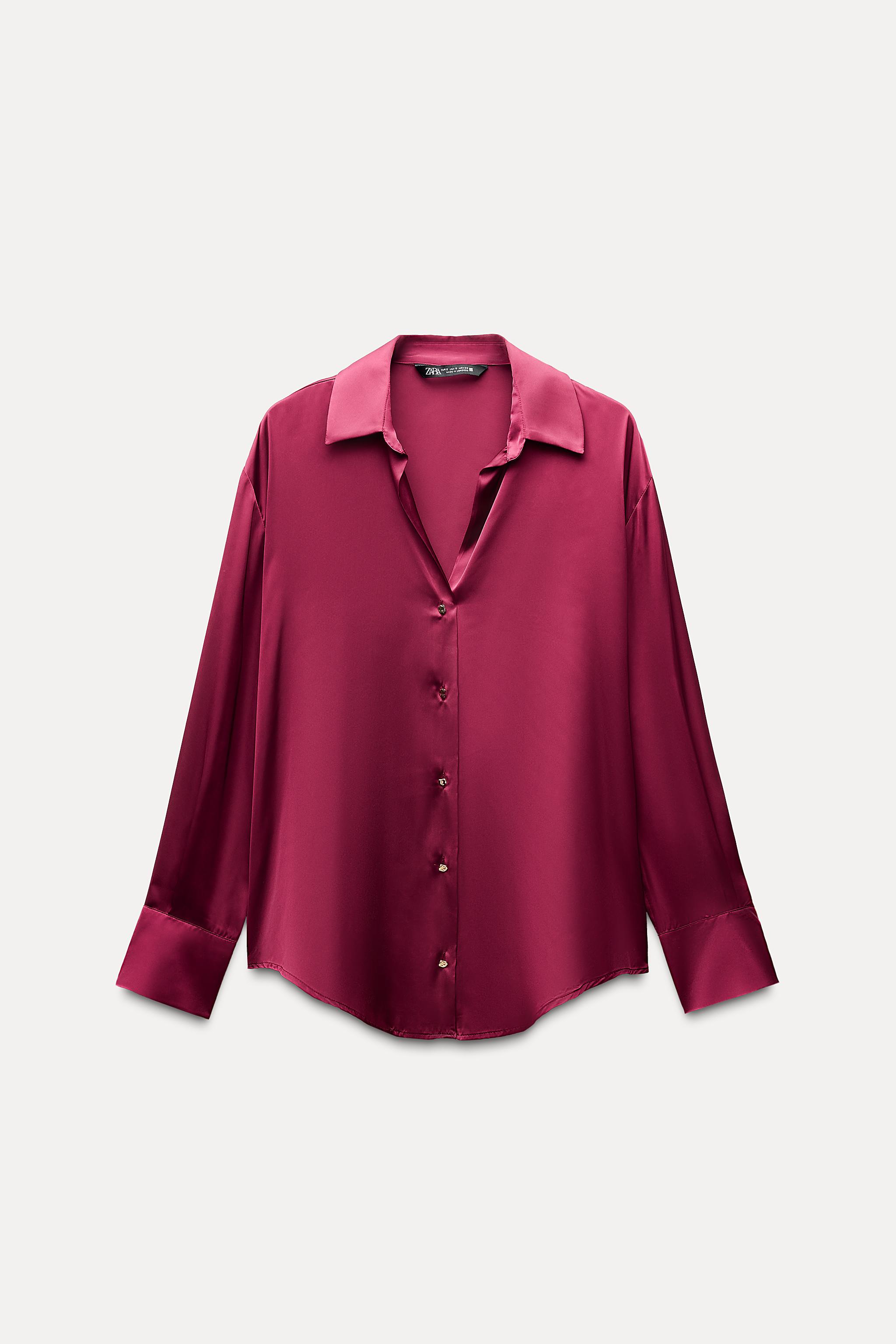 BASIC SATIN SHIRT