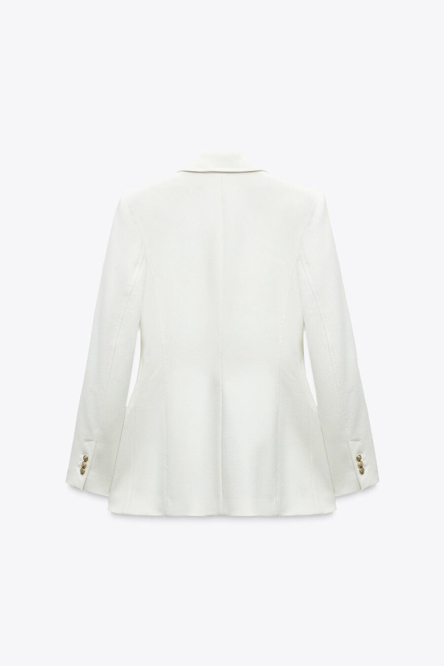 FITTED BLAZER WITH SHOULDER PADS