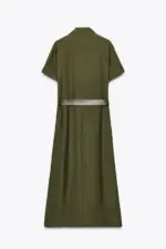 MIDI DRESS WITH BELT
