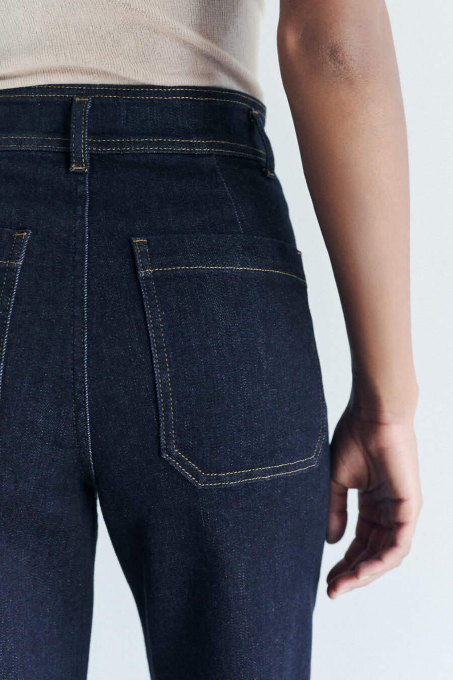ZW COLLECTION WIDE-LEG HIGH-WAIST JEANS