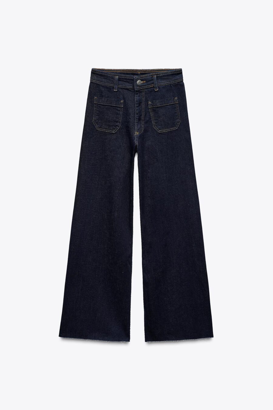 ZW COLLECTION WIDE-LEG HIGH-WAIST JEANS