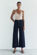 ZW COLLECTION WIDE-LEG HIGH-WAIST JEANS
