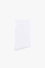 ASYMMETRIC DRAPED T-SHIRT