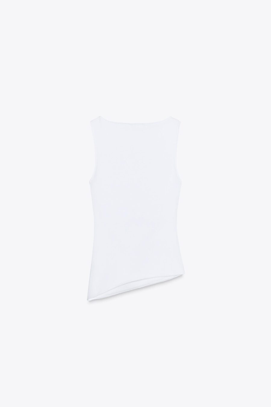ASYMMETRIC DRAPED T-SHIRT
