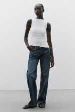 ASYMMETRIC DRAPED T-SHIRT