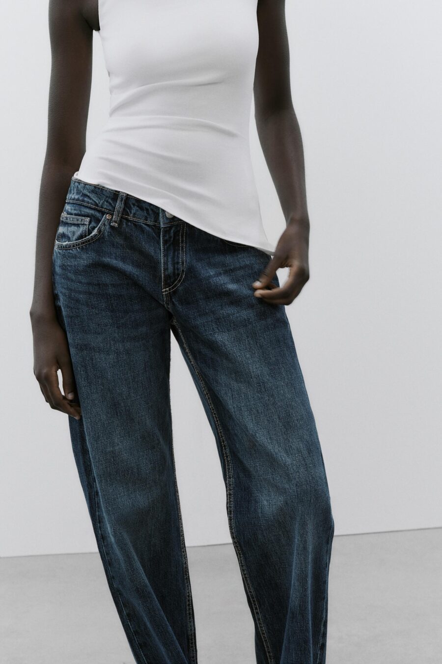 ASYMMETRIC DRAPED T-SHIRT