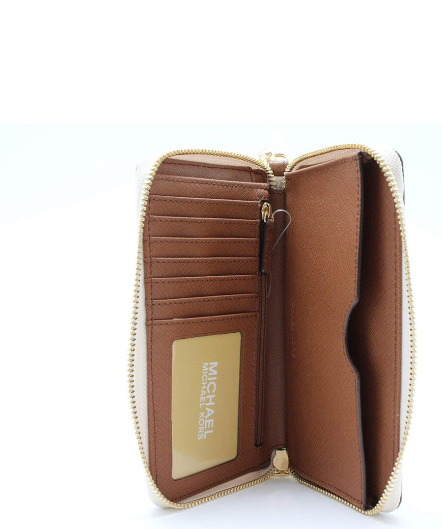Michael Kors Jet Set Travel Large Flat Multifunction Phone Case Wristlet