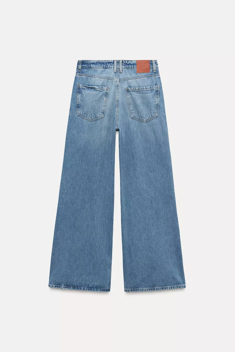 Z1975 HIGH RISE WIDE LEG LONG LENGTH JEANS