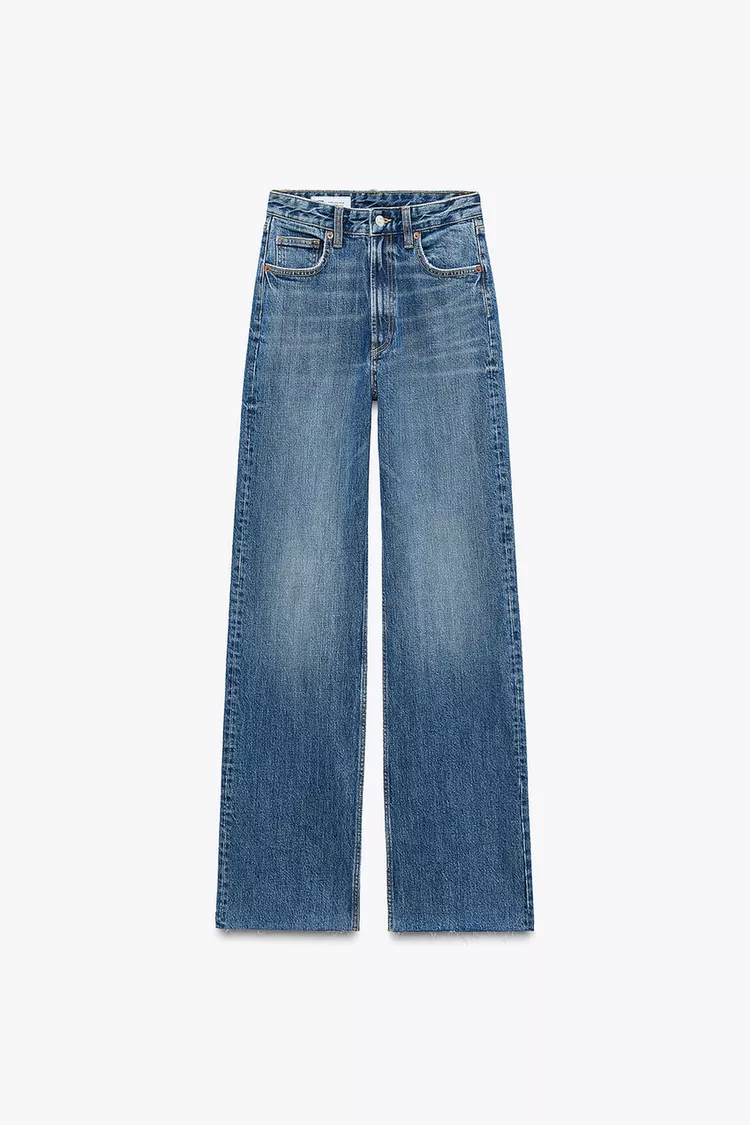 TRF HIGH RISE WIDE LEG JEANS