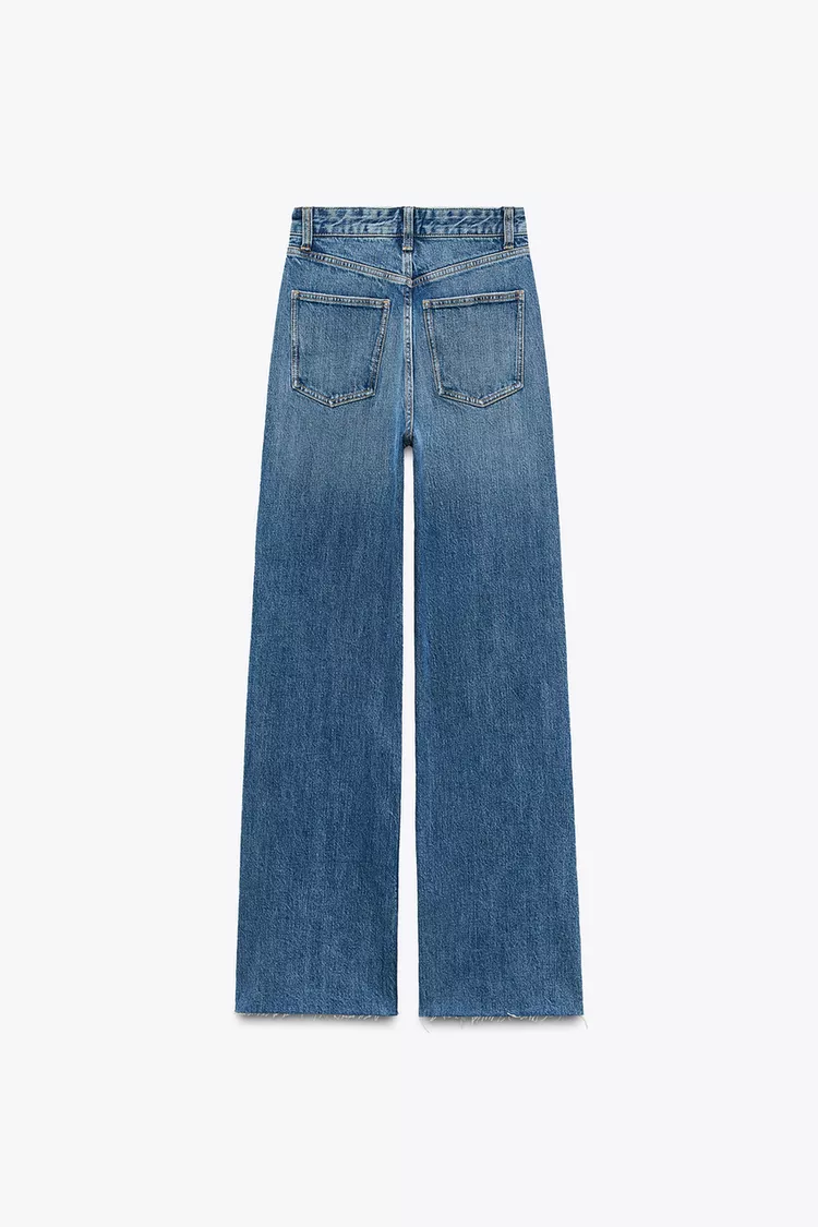 TRF HIGH RISE WIDE LEG JEANS