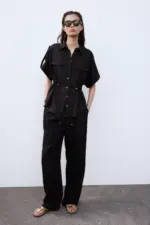 LINEN SAFARI SHIRT