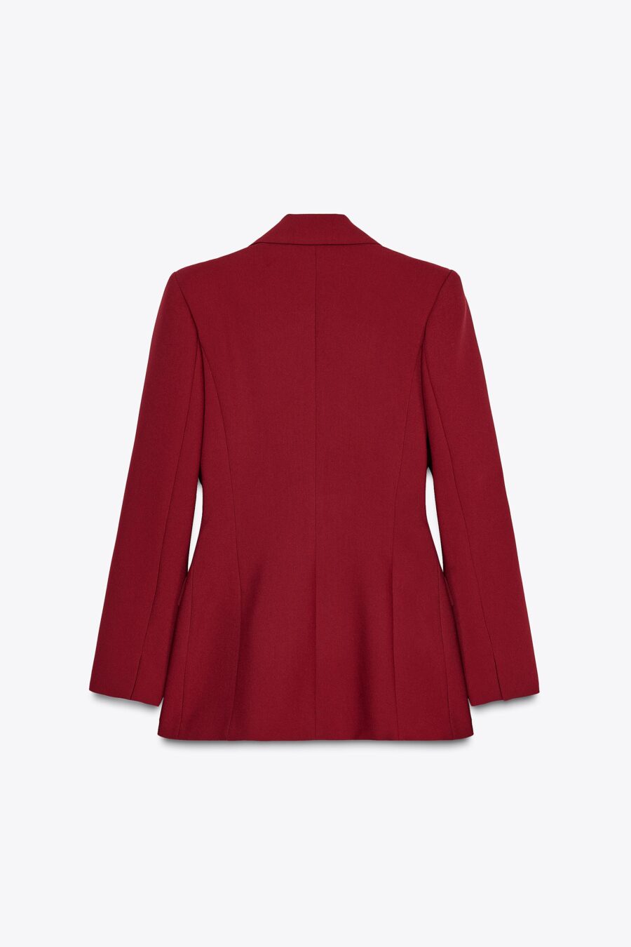 FITTED BLAZER WITH SHOULDER PADS