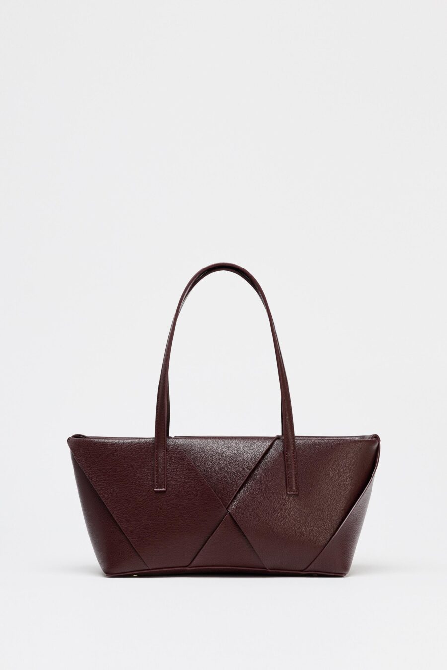WOVEN ELONGATED HANDBAG