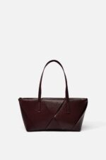 WOVEN ELONGATED HANDBAG