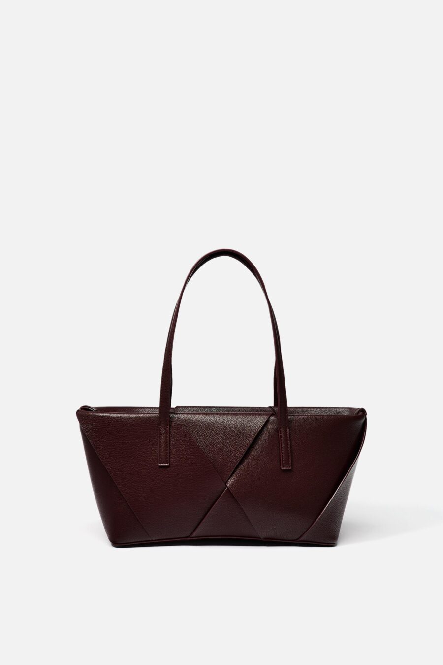 WOVEN ELONGATED HANDBAG