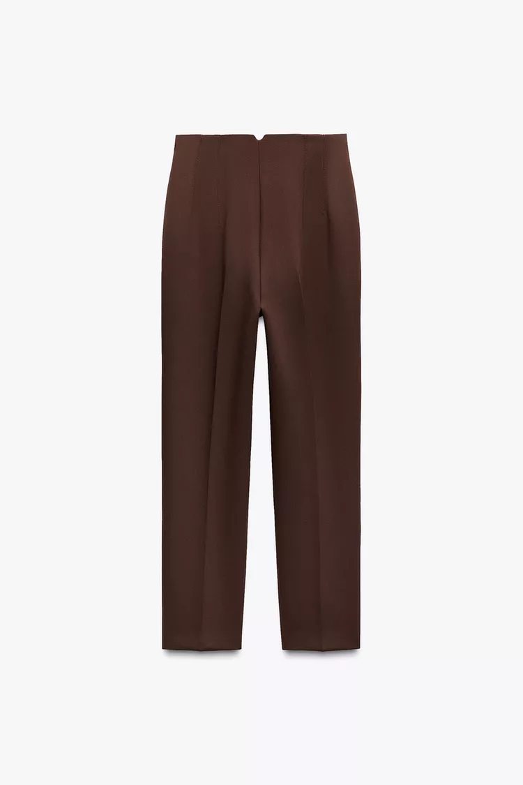 HIGH-WAIST TROUSERS