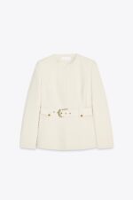 BLAZER WITH WIDE BELT