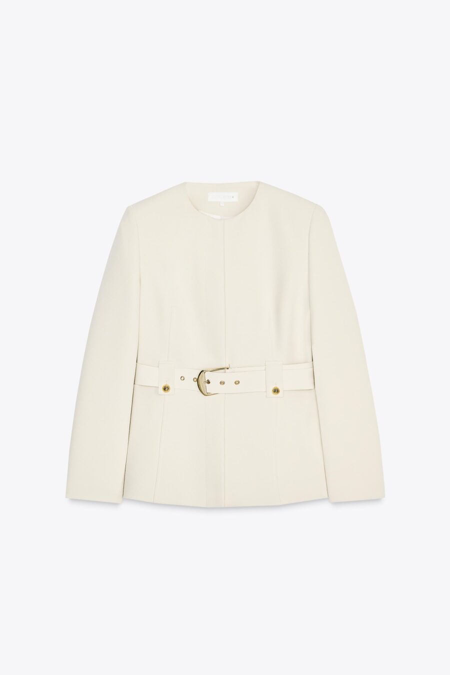 BLAZER WITH WIDE BELT