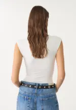 Gathered bodysuit