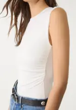 Gathered bodysuit